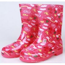 Kids PVC Rain Boots, Clear Jelly Boots for Girl
